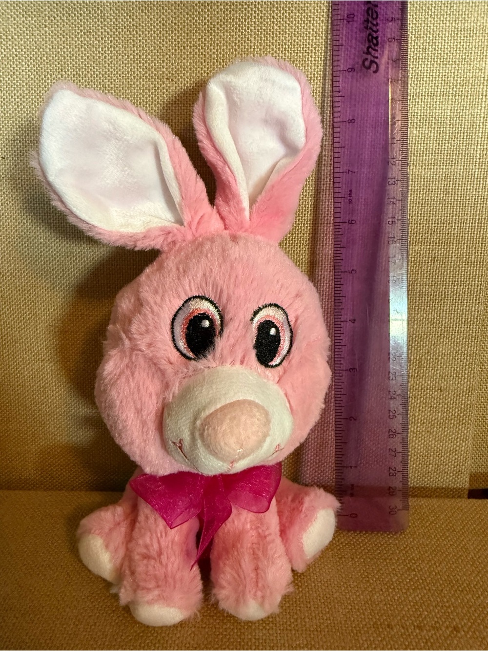 Pink Plush Bunny Soft Toy for Kids